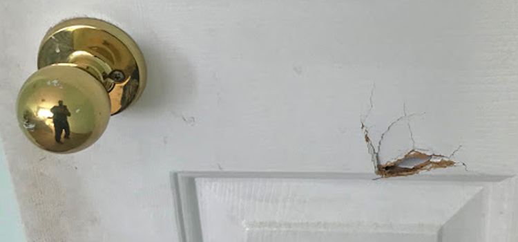interior door hole repair Gilroy